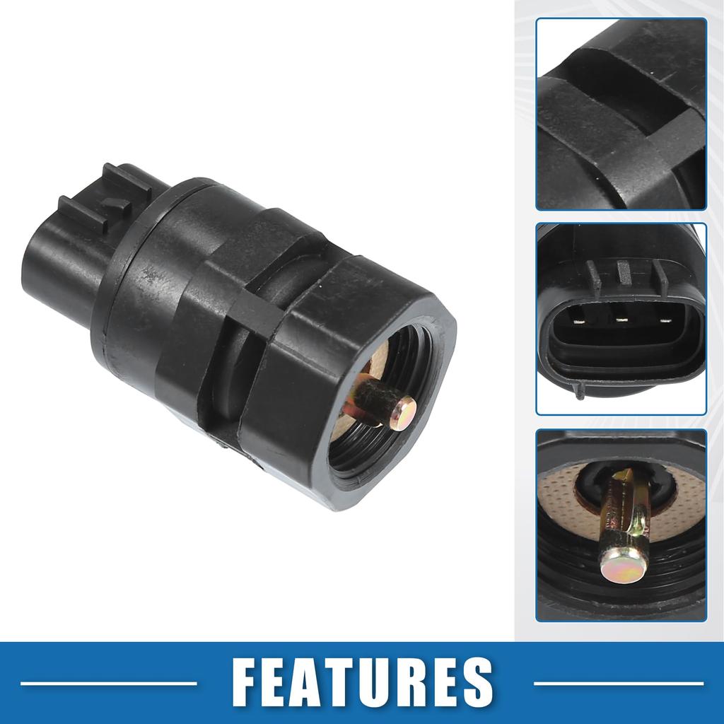 A ABSOPRO Compatible Isuzu Trooper Car Transmission Speed Sensor No.8971297040 Plastic Black