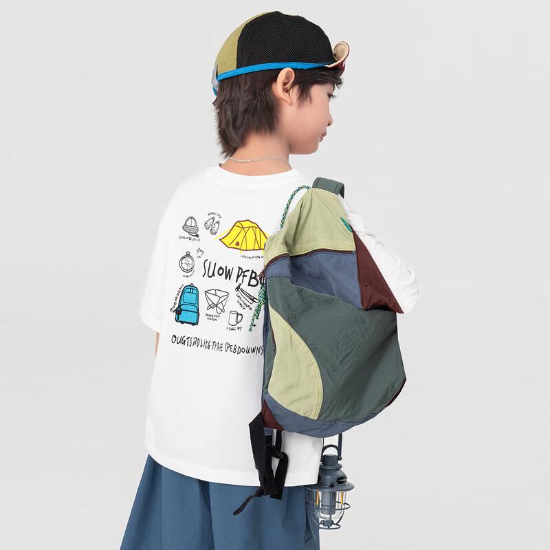 Boys' Outdoor Camping Style Cool Short Sleeve T-shirt