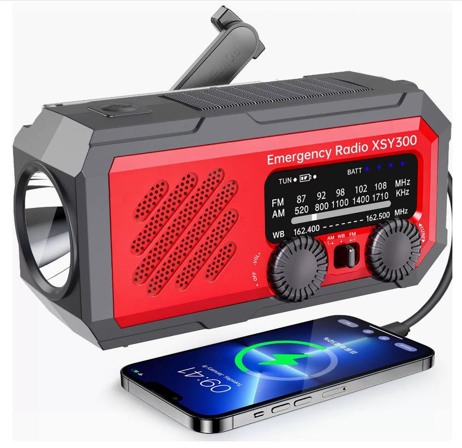 Multifunctional Outdoor Emergency Flashlight Radio