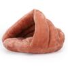 Dropshipping Long Faux Fur Pet Bed Comfortable Waterproof Plush Donut Round Dog Bed Soft Washable Cat Bed Removable Pet Cushion