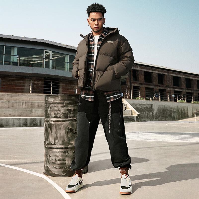 Li-Ning AYMU197 Versatile Short Hooded Down Jacket M