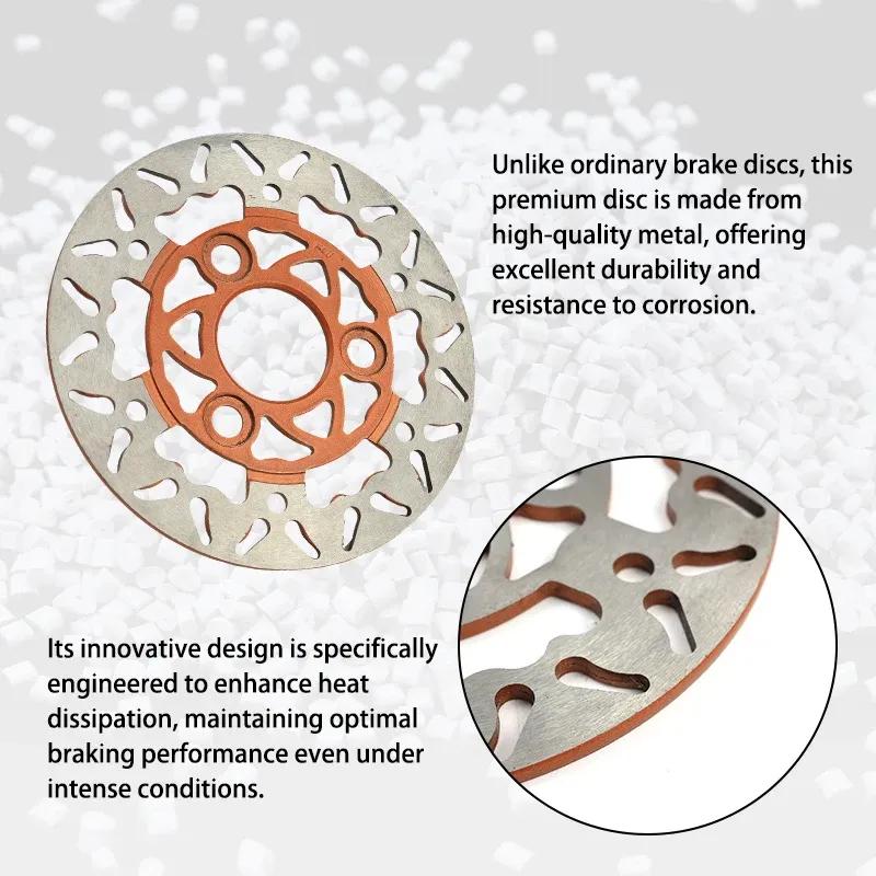 LINGQI RACING Brake Discs Rotors Front Rear Floating Disc 3 Hole 154mm For ATV Beach Buggy Electric Vehicle Scooter Accessories
