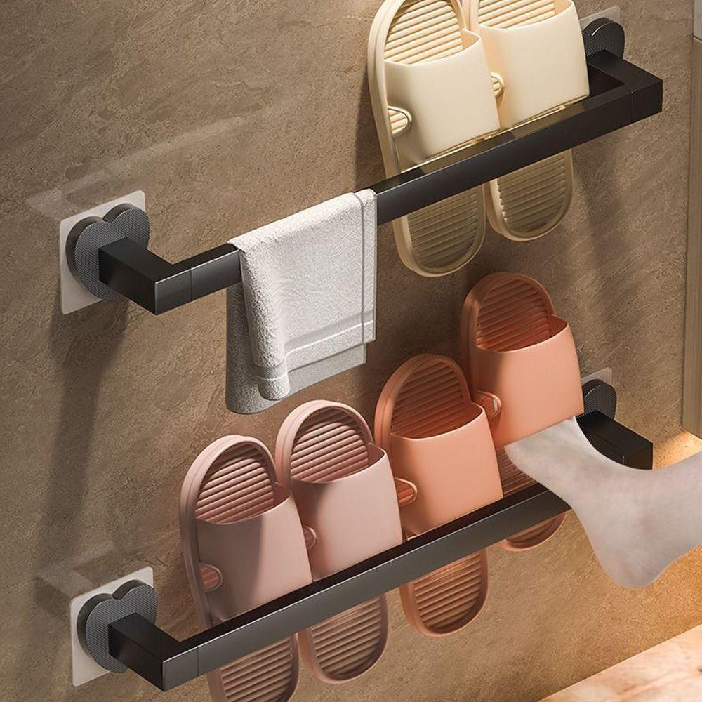 Hanger Holder Clothes Holder Toilet Storage Shelf Creative Slipper Bracket