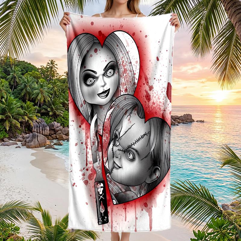 Chucky Fashion Beach Towel: Ideal for Summer Adventures Soft, absorbent and quick drying suitable for swimming and bathing