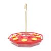 8 Yellow Flower   Feeder Plastic   Feeder with Copper Hook for Outdoors Hanging