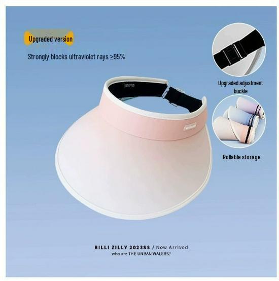 Gradient UV Protection Sun Hat with Large Brim for Cycling