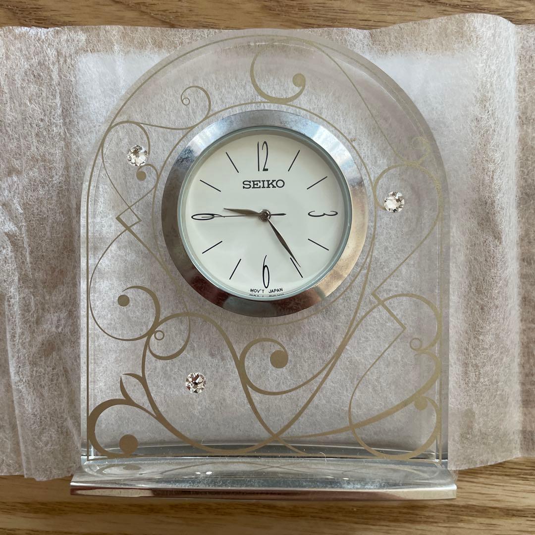 Used SEIKO Table Clock L Espoir UF521G