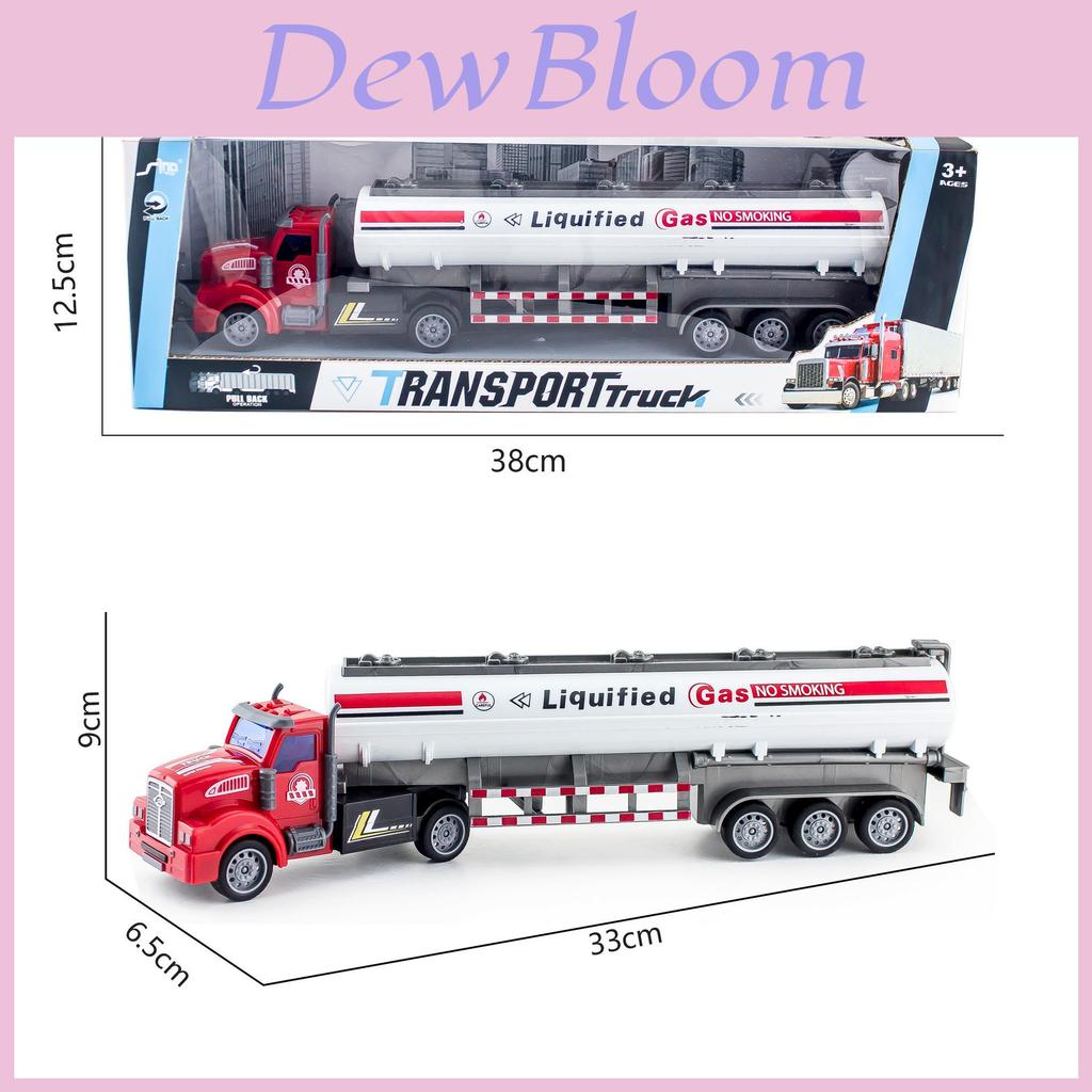 Double Decker Trailer Container Truck Engineering Vehicle Model Children Toy For Kids Play And Development