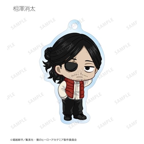 TV Anime "My Hero Academia" Trading Chibi Character Red Casual Clothes Ver. Acrylic Keychain Box of 15