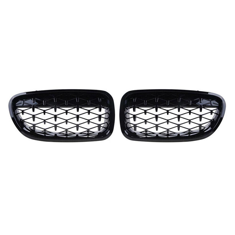 For BMW 5 Serries F10 F18 2010-2016 Front Hood Kidney Bumper Racing Grille Mesh Diamond Style Grill Car Replacement Accessories