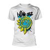 Officially Licensed Blink 182 Smiley 2.0 Mens White 100% Cotton T-shirt Mens Tees Top Blink 182 Tee