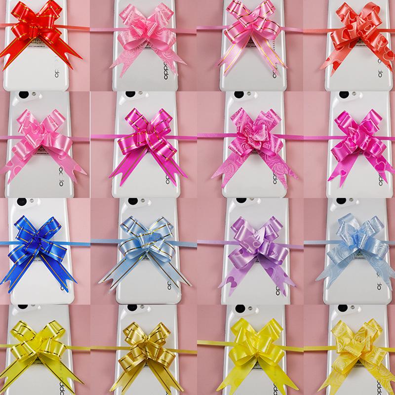 18 Hand-Pulled Floral Festival Wedding Gift/Candy Box Ribbon Bows