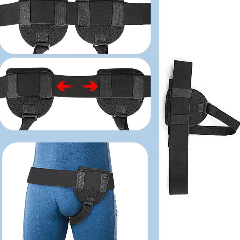Bauchstützgürtel Doppelseitiger Leistenstützgürtel Ergonomisches Design zur Hernienentlastung und zum Sportschutz