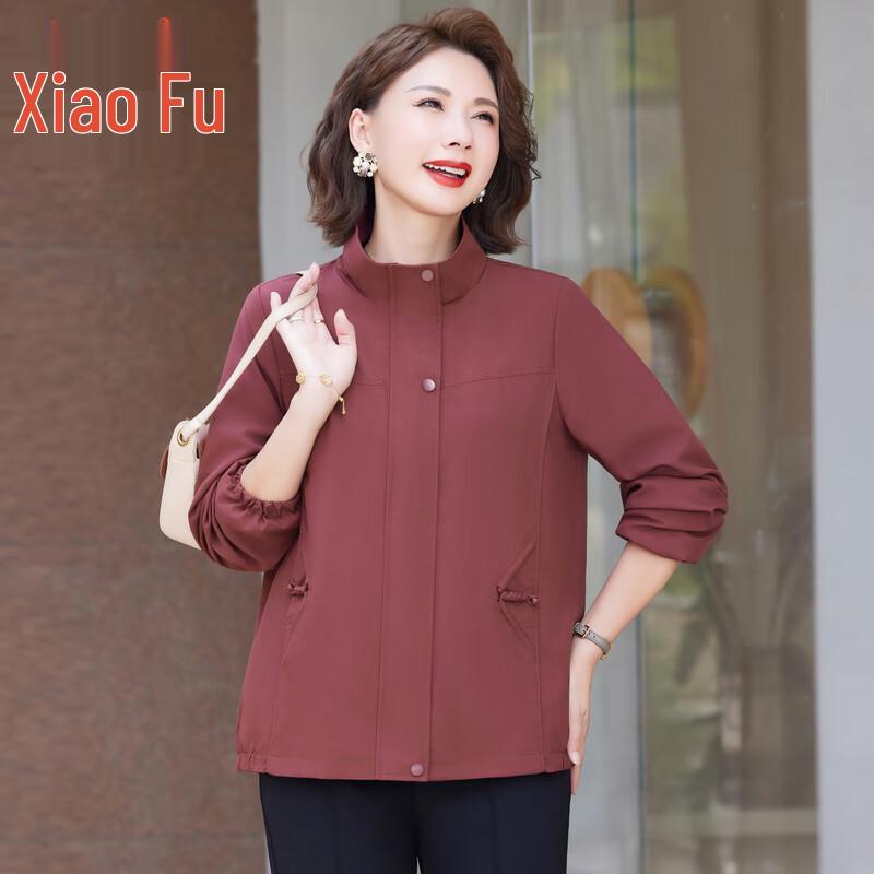 

Women s Casual Zip-Up Loose Jacket 3XL