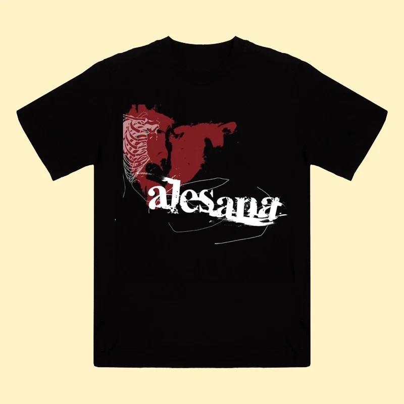 Футболка с логотипом группы Alesana Screamo Emo Rock Фан Мерч S-4XL Унисекс Футболка XXXL