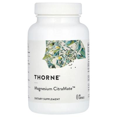 Thorne, Magnésium CitraMate, 90 gélules