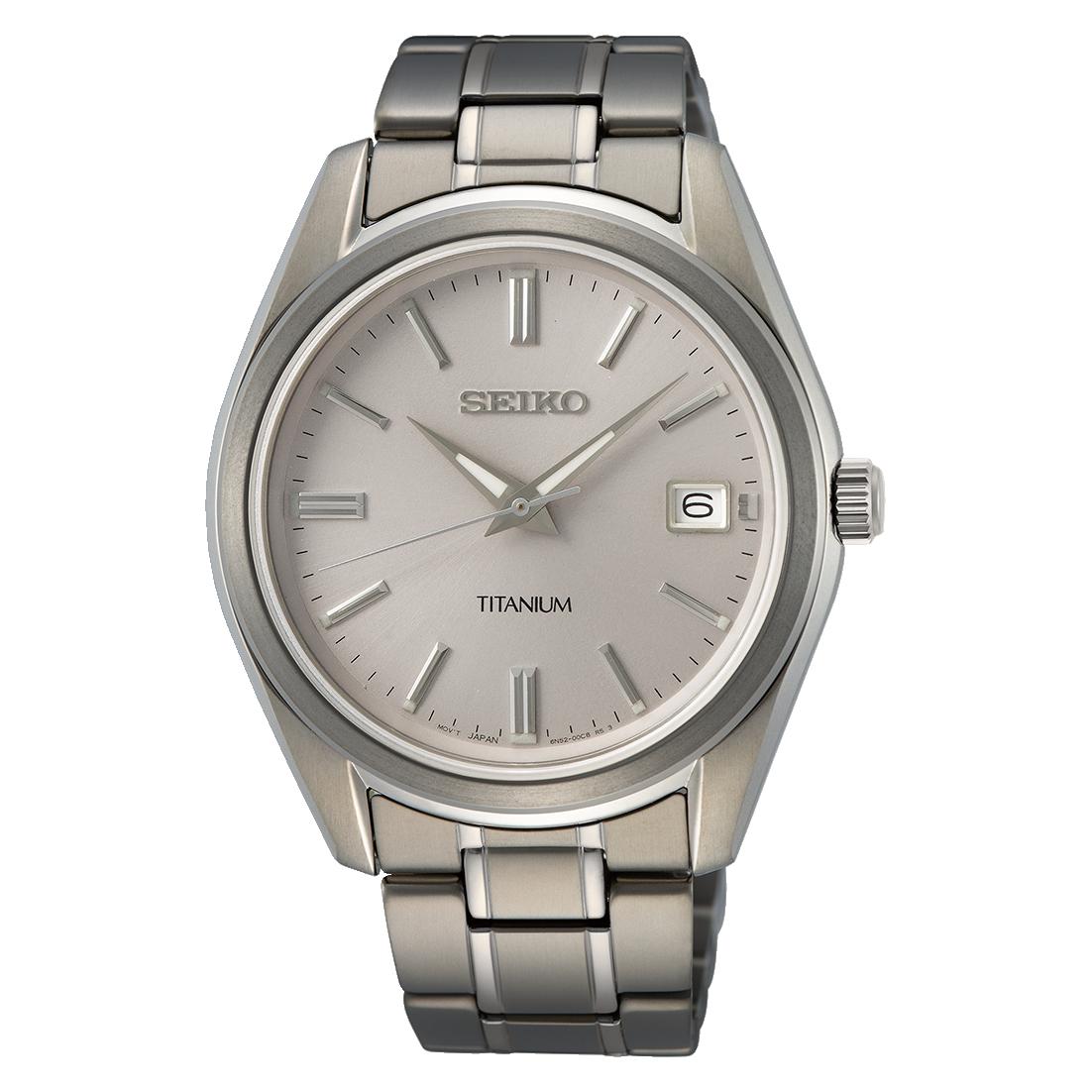 

SEIKO Classic Кварцевые Титановые Сапфировые 40.2мм Мужские Часы SUR369P1