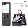 Samsung Flip6 Case: Ultra-Thin, Drop-Proof with Finger Ring & Wrist Strap