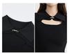 Fashionable slim fit women's short sleeved lapel knitted sweater 2025 spring and summer thin style hollow out small shirt top