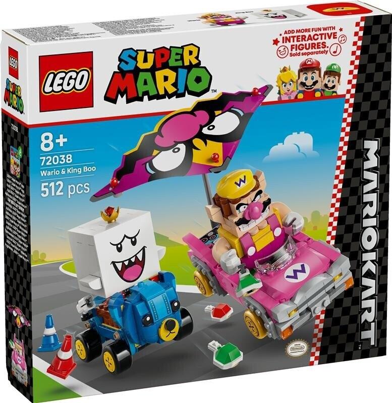 LEGO конструктор Super Mario – Mario Kart – Wario & King Buu Huu (72038)
