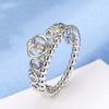 Hot Selling Silver Jewelry Thai Silver Ring European and American Fashion Crown Ring Retro Ring