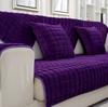 Thickened Flannel Sofa Cushion General Solid Color Plush Non-Slip Living Room Sofa Cover Warm Breathable Velvet Sofa Back Towel