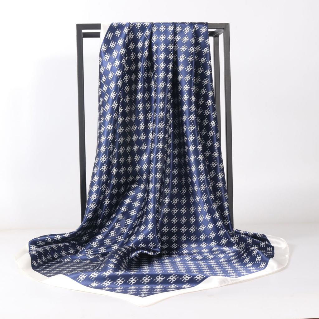 Hochwertige, luxuriöse Seidenschals, Stirnband, Schals, Halstuch für Damen, Ketten-Seidenschal, dekorativer Schal für Damen