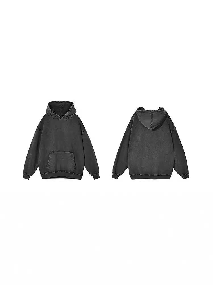 Raeg Unisex Vintage-Washed Distressed Oversized Hoodie