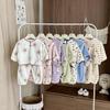 2025 Winter Children's Korean-Style Cartoon Pajama Set for Boys & Girls - Two-Piece