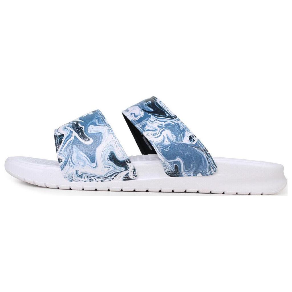 Nike Benassi White Blue Black Women's 819717-002