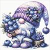 Gnome Design DIY Bead Embroidery Kit 9CT Cross Stitch Kit for Home Decor