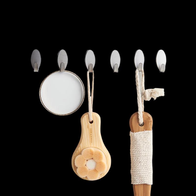 Camellia Stainless Steel Adhesive Hooks