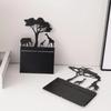 Elk Elephant Candlestick Christmas Ornaments Candle Holders Desktop Decor Animal Silhouette Tealight Home Festival Decoration