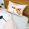 MORIPiLO Disney Duvet Cover Set Mochi Duvet Cover and Soft Peach Skin Single Size 150x210cm White Cute Bedding Set Disney Character Pillow Morishita