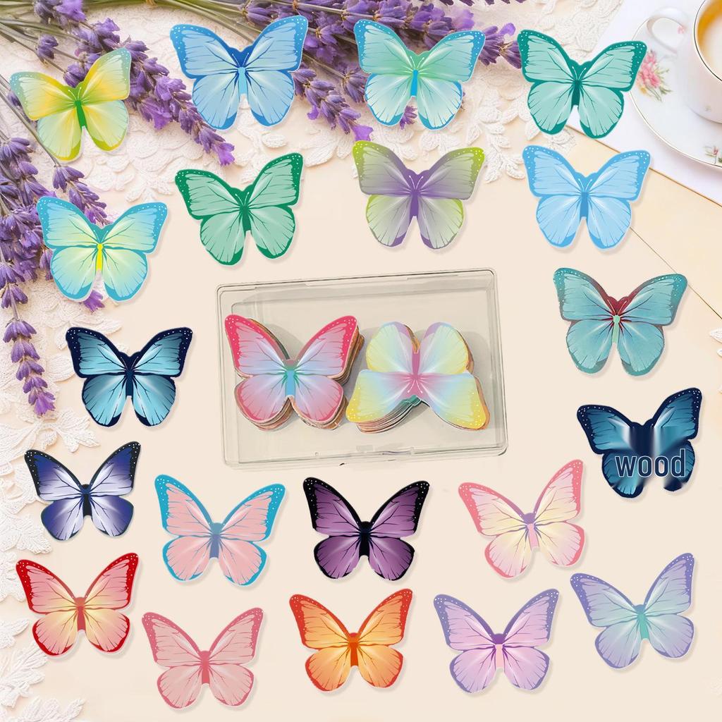 Edible Wafer Paper Butterfly Decoration for Desserts and Cold Dishes