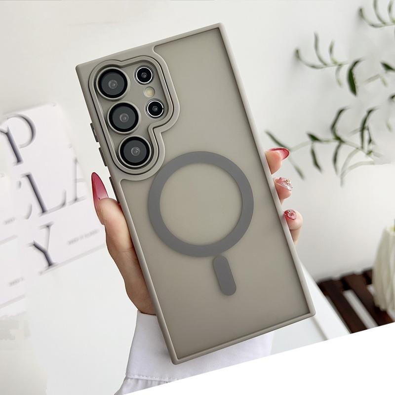 Suitable for Samsung A56 Magnetic Phone Case Galaxy A55 5G Skin Feeling A16 Matte S25 Anti Fall A36 Protective Case
