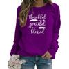 2026 Women's English Letter Pattern Round Neck Hoodie