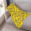 Cute Little Yellow Duck Blanket Rubber Duck Pattern Flannel Blanket Children'S Blanket Living Room Nap Small Blanket