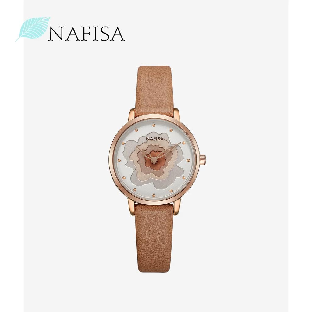 Nafisa Belt Exam Watch for Female Students in Middle and High School, Simple and Elegant Niche Watch with Small Dial Quartz Watch