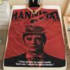 1 Stück Hannibal-Print Flanelldecke, Hohe Qualität, Bequem für alle Jahreszeiten, Heimdekoration, Wärme und Komfort, Perfekt für Weihnachtsgeschenke