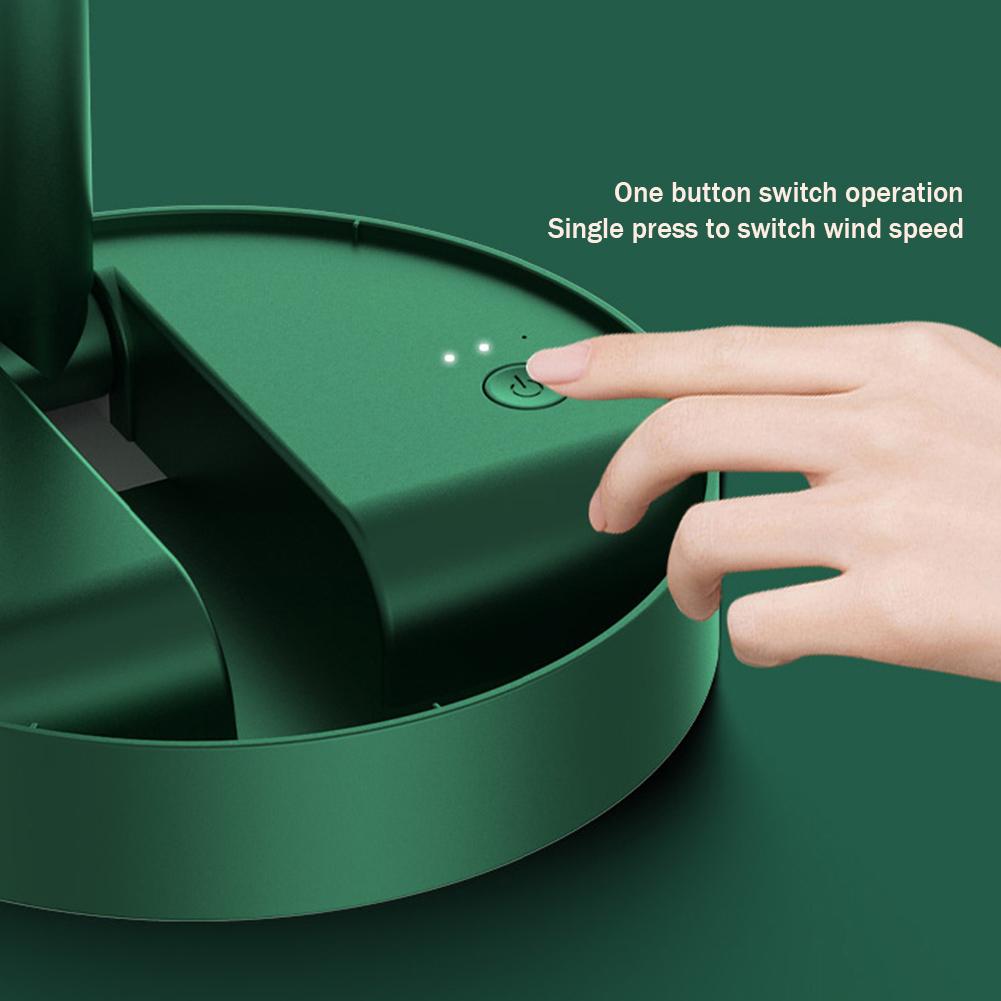 Stand Desk Fan, 6 Inch Folding Portable Telescopic Floor/USB with Rechargeable Battery,3 Speeds Super Quiet Adjustable Height