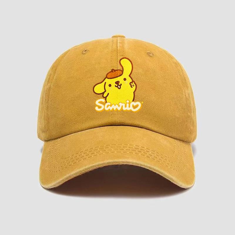 Kuromi Baseball Caps Adult Outdoor Hat Cute Anime Melody Cinnamoroll Sanrios Cap Cotton Cartoon Bonnet Girl Headgear Women Gift