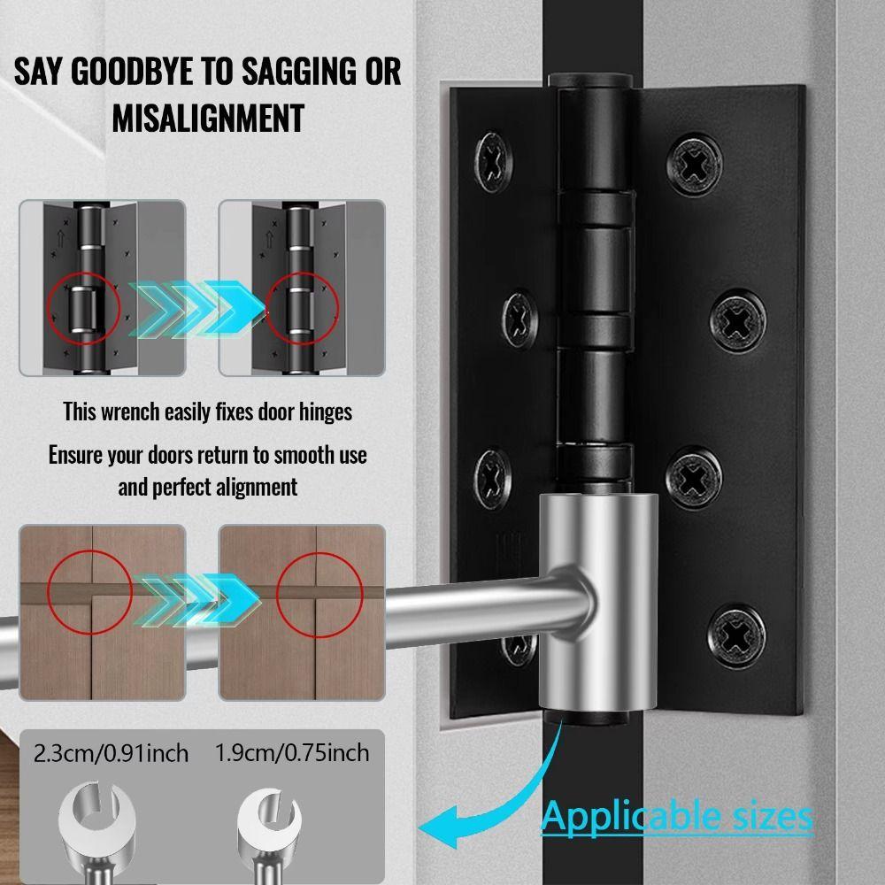 Double Head Door Seam Hinge Wrench Door Flag Hinge Regulator  Maintenance