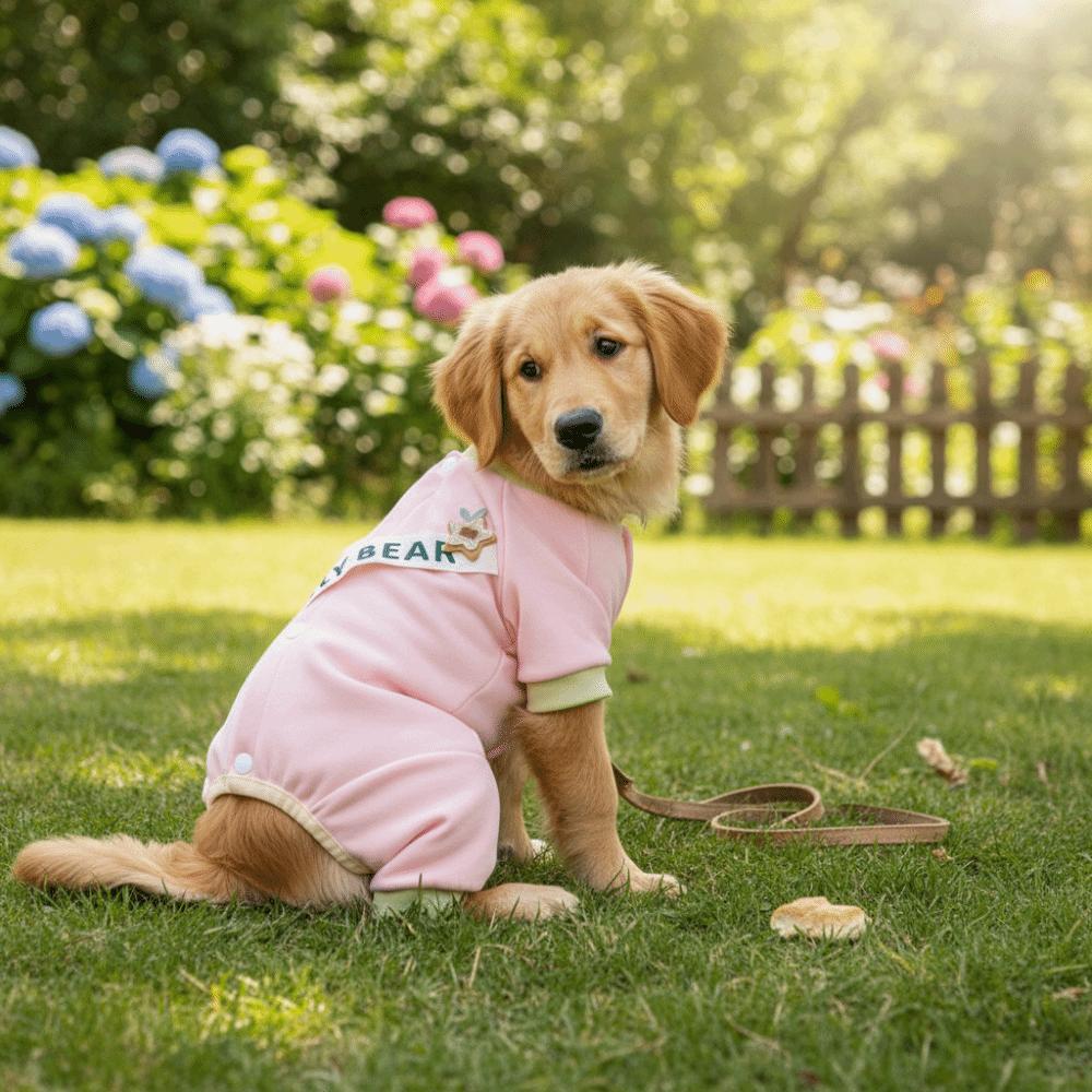Long Sleeves Dog Four-Legged Clothes Soft Dog Recovery Suit Dog Pajamas Belly Protection