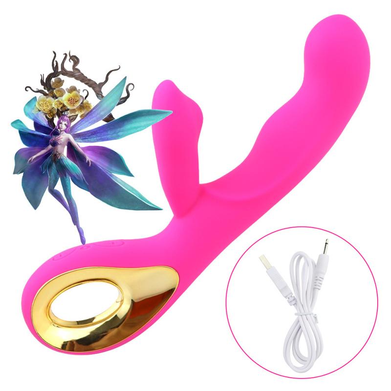 Female Powerful Vibrators Av Stick Usb Rechargeable G Spot Massager Sex Toys Adult Products For