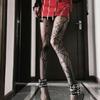 Spider Web Halloween Pantyhose Elasticity Stockings Bat Pattern Tights  Alternative Fashion