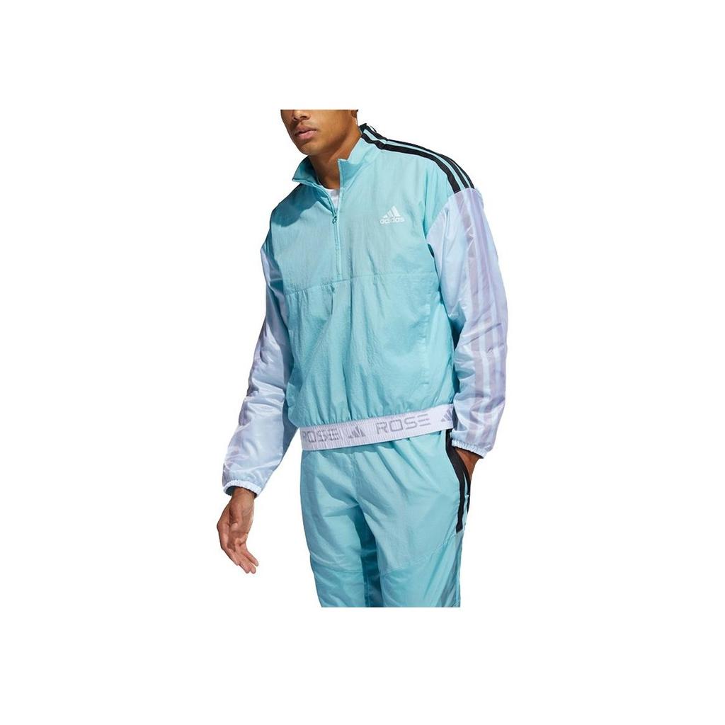 Adidas Rose Lw Anorak Basketball Jacket Men Jacket Sky-Blue GV4651