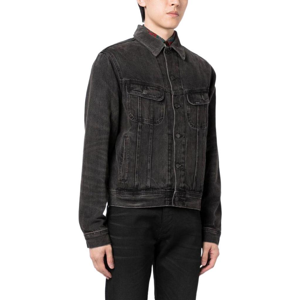 Polo Ralph Lauren FW22 Denim Jacket Men's Black 710878854-001