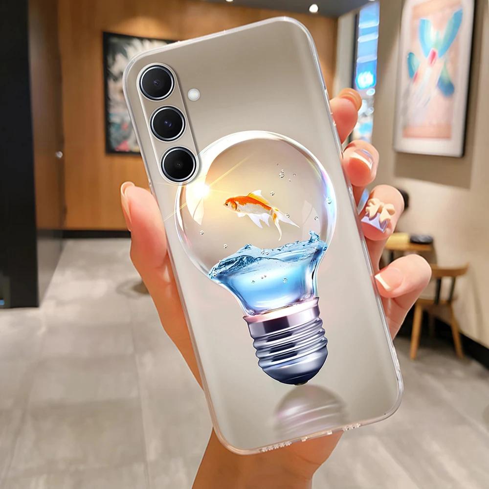 For Samsung A36 Cases Silicon Soft Phone Cover For Samsung Galaxy A36 5G GalaxyA36 Transparent TPU Back Coque Capa Fundas marble