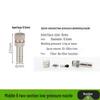 Quick-Connect Low-Pressure Atomizing Nozzle: Cooling, Humidification, Mist Dust Control, Outdoor Cooling, Aquaculture, Disinfection